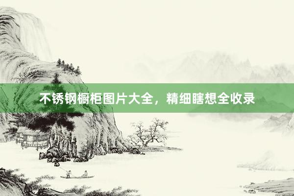 不锈钢橱柜图片大全，精细瞎想全收录